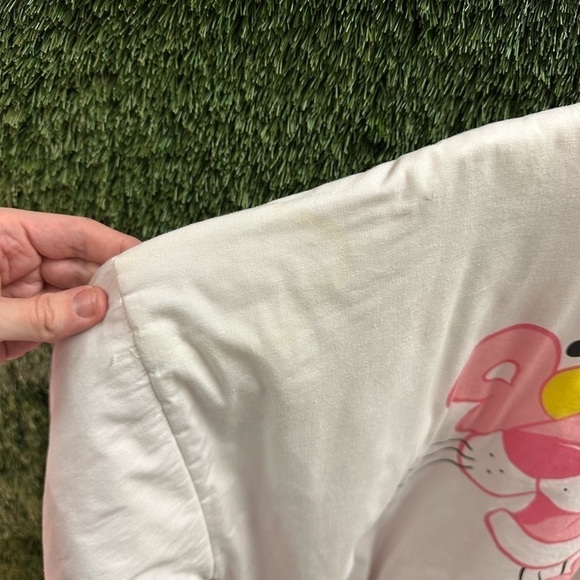 Vintage REVERSIBLE PINK PANTHER Big Print Crewneck Large - Picture 7 of 12